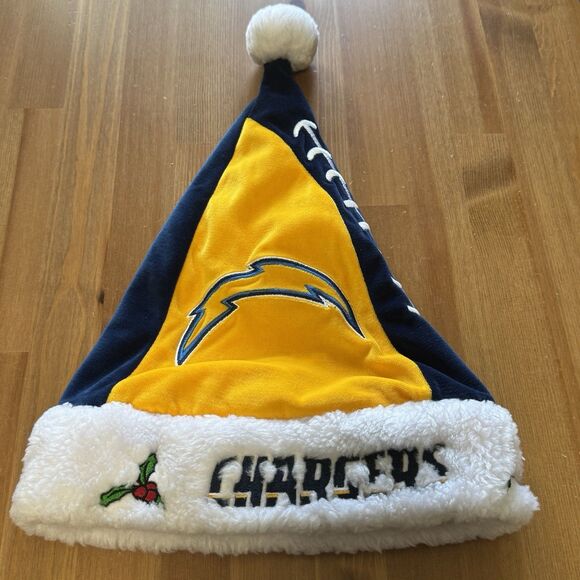 Vintage San Diego Chargers Santa Hat Cap - Picture 1 of 11